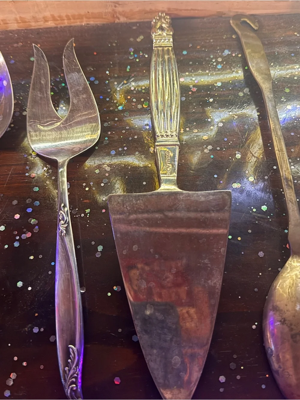 Vintage Silver-plated Serving lot   For collection
